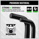 SWANLAKE 32PCS Hex Key Set, Allen Wrench Set Inch/Metric MM(0.7mm - 10mm) SAE(0.028" - 3/8) - RnR Galore
