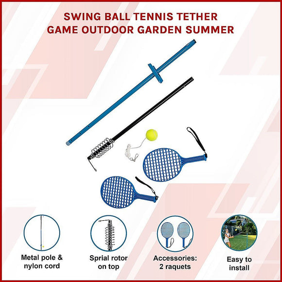 Swing Ball Tennis Tether Game Outdoor Garden Summer - RnR Galore