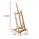 Tabletop Easel Wood Studio H - Frame Artist Art Display Painting Shop Tripod Stand Wedding - RnR Galore