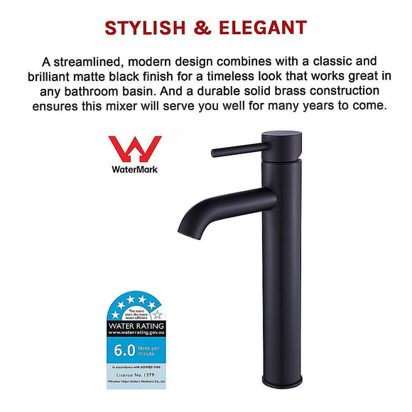 Tall Basin Mixer Tap Faucet - Kitchen Laundry Bathroom Sink - RnR Galore