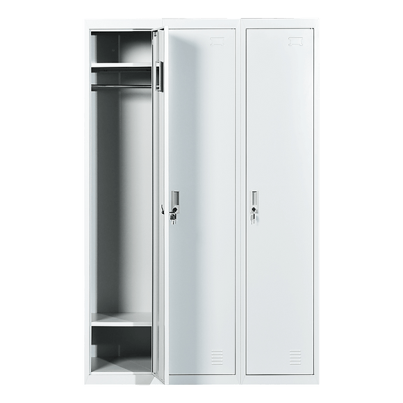 Three - Door Side by Side Office Gym Shed Storage Locker - RnR Galore