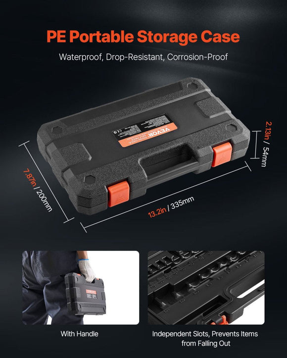 Torx Bit Socket and External Torx Socket Set 31 - Piece T8 - T70 and E4 - E24 Steel - RnR Galore