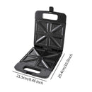 Triangle Waffle Maker with Handle - Portable Nonstick Waffle Iron for Home & Restaurant - RnR Galore