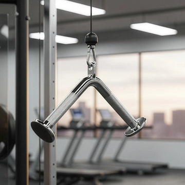 Triceps Press Push Down Bar – Gym Cable Attachment for Arm & Strength Training - RnR Galore