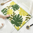 Tropical Rain Forest Jacquard Bathroom Mat - Super Absorbent Non - Slip Rug (40x60cm), Toilet Floor Mat for Bathroom/Bedroom/Entryway - RnR Galore
