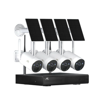 UL - tech Wireless Solar CCTV Security Cameras 4MP 8CH NVR - RnR Galore