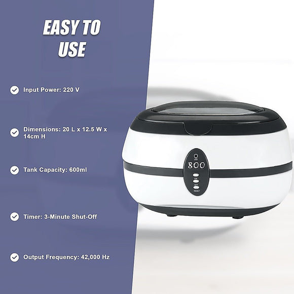 Ultrasonic Multi Purpose Sonic Wave Jewellery Cleaner - RnR Galore