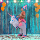UNICORN Fancy Dress Inflatable Suit - Fan Operated Costume - RnR Galore