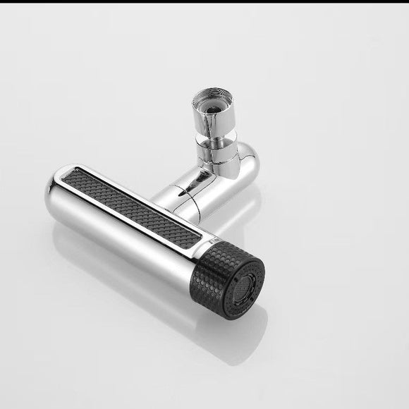 Universal 4 - Mode Kitchen Tap Extender Waterfall Flying Rain Effect 360 Swivel Faucet Aerator Nozzle with Alloy Cap and Adapters Anti - Splash Sink Attachment - RnR Galore