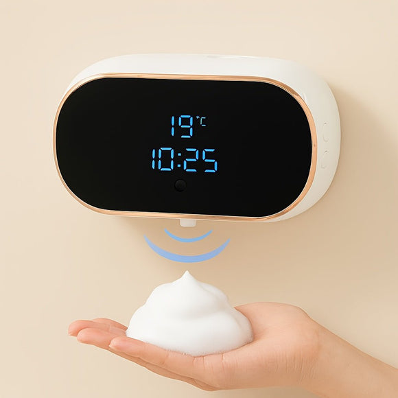 Upgraded Infrared Sensing, Extra - Large Battery for Extended Usage, Three - Level Foam Volume Adjustment, Ultra - Fine Foam Hand Soap Dispenser（black） - RnR Galore
