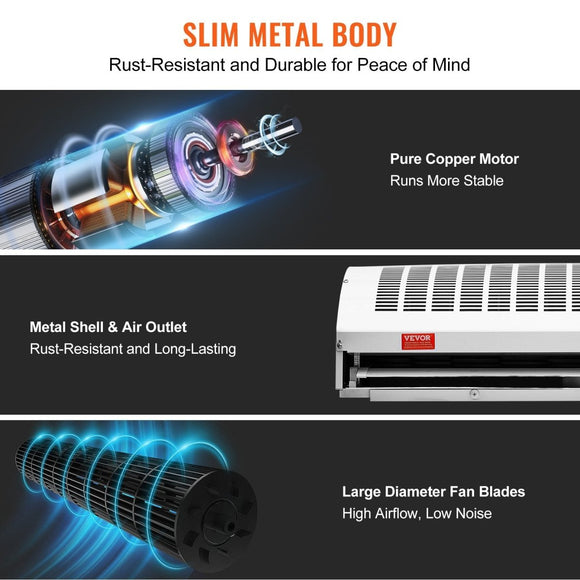 VEVOR Indoor Air Curtain Super Power - RnR Galore