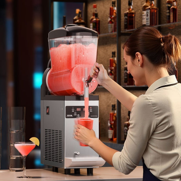 VEVOR 12L Commercial Slushy Machine Margarita Smoothie Frozen Drink Maker - RnR Galore