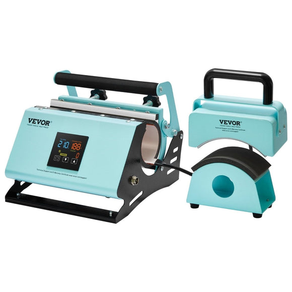 VEVOR 2 in 1 Tumbler and Hat Heat Press Machine Heat Machine for Caps Hats Mugs - RnR Galore