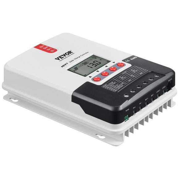 VEVOR 20A MPPT Solar Charge Controller with LCD Display - for Sealed, Gel, Flooded, Lithium Battery - RnR Galore
