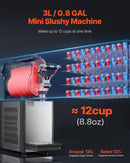 VEVOR 3L Commercial Slushy Machine Margarita Smoothie Frozen Drink Maker - RnR Galore