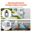 VEVOR 4" to 4.5" Radon Mitigation Fan System Kit Quiet 190 CFM Inline Duct Fan - RnR Galore