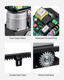 VEVOR 400W Electric Sliding Gate Opener 1000kg Chain Drive Infrared Sensor - RnR Galore
