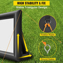 VEVOR 6x4m Inflatable Projector Screen Movie Screen Outdoor Theater w/Blower - RnR Galore