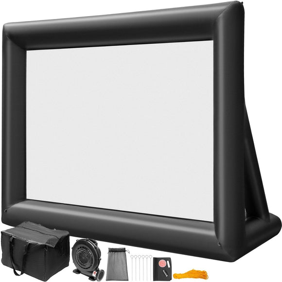 VEVOR 6x4m Inflatable Projector Screen Movie Screen Outdoor Theater w/Blower - RnR Galore