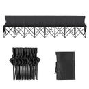 VEVOR 8 Seat Portable Folding Sport Bench Outdoor Camping Chair with Carry Bag - RnR Galore