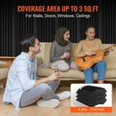 VEVOR Acoustic Foam Panels 4 Pack 16.5 x 6.3 x 12 in Adhesive for Wall Ceiling - RnR Galore