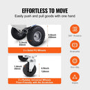 VEVOR Aluminum Hand Truck, 2 in 1, 363 kg Max Load Capacity, Heavy Duty Industrial Convertible Folding Hand Truck and Dolly, Utility Cart Converts from Hand Truck to Platform Cart with Rubber Wheels - RnR Galore