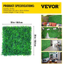 20 PCS Artificial Boxwood Hedge Panels, Privacy Screen for Indoor/Outdoor Decoration - RnR Galore