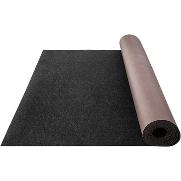 VEVOR Bass Boat Carpet Cutpile Marine Carpet 6 x 13 ft Charcoal Black In/Outdoor - RnR Galore