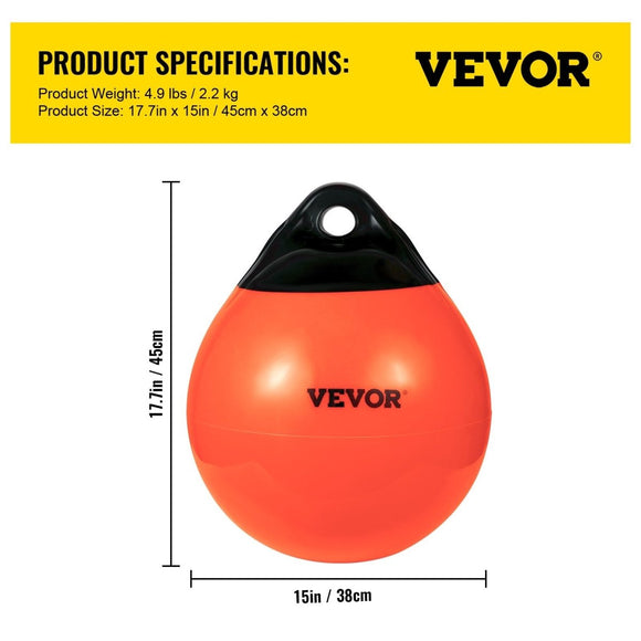 VEVOR 15" Inflatable Boat Buoy Balls - RnR Galore