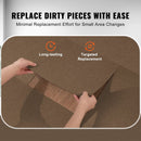 VEVOR Carpet Tiles Peel and Stick, Squares Self Adhesive Carpet Floor Tile, Soft Padded Carpet Tiles, Easy Install DIY for Bedroom Living Room Indoor Outdoor (10 Tiles, Dark Brown) - RnR Galore