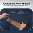 VEVOR Carpet Tiles Peel and Stick, Squares Self Adhesive Carpet Floor Tile, Soft Padded Carpet Tiles, Easy Install DIY for Bedroom Living Room Indoor Outdoor (15Tiles, Dark Blue) - RnR Galore
