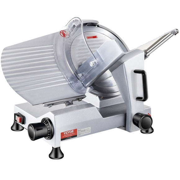 VEVOR 10 inch Electric Meat Slicer with Adjustable Thickness for Commercial and Home Use - RnR Galore