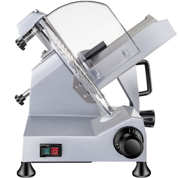 VEVOR 10 inch Electric Meat Slicer with Adjustable Thickness for Commercial and Home Use - RnR Galore