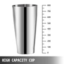 Vevor Commercial Milkshake Maker Machine Double Heads Thickshake Frother Stainless - RnR Galore