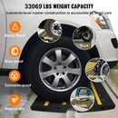VEVOR Curb Ramp, 2 Pack, 6.5 cm Rise, Rubber Driveway Ramps, Heavy Duty 15 tons Weight Capacity Threshold Ramp, Curbside Bridge Ramps for Loading Dock Garage Sidewalk, Expandable Full Ramp Set - RnR Galore