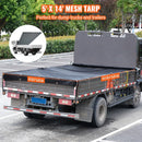 VEVOR Dump Truck Mesh Tarp - Heavy Duty PVC Coated Cover with Brass Grommets - RnR Galore