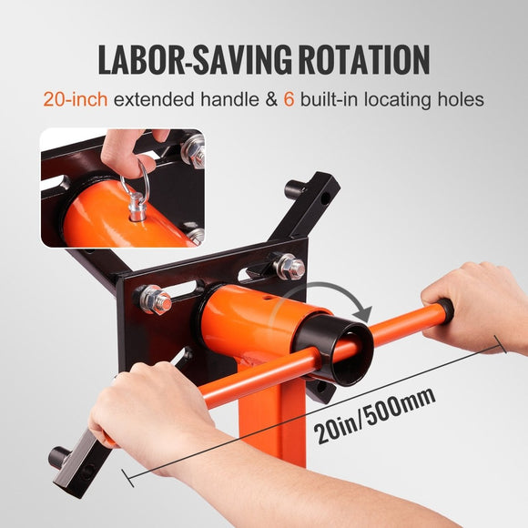 VEVOR Engine Stand 750LBS Motor Hoist Dolly 360 Degree Adjustable Mounting Head - RnR Galore