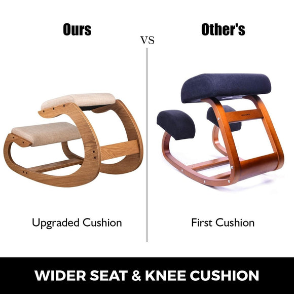 VEVOR Ergonomic Kneeling Chair Heavy Duty Better Posture Kneeling Stool Office Chair Home for Body Shaping Relieveing Stress Meditation Desk Computer Kneeling Stool Chair - RnR Galore