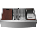VEVOR 304 Stainless Steel Single Bowl Sink with Accessories, 36 inch - RnR Galore
