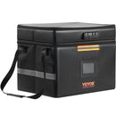 Fireproof Document Box with Lock & Handle, Waterproof File Box for Money & Jewelry - RnR Galore