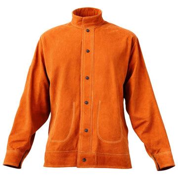 VEVOR Flame - Resistant Welding Jacket Heavy Duty Leather Welding Jacket XL Size - RnR Galore