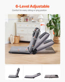 VEVOR Floor Chair, 6 - Position Adjustable Meditation Chair with Back Support, Folding Sofa Chair for Reading TV Watching and Gaming, Portable Floor Seat Lounge Sofa Chair for Kids Teens Adults, Gray - RnR Galore