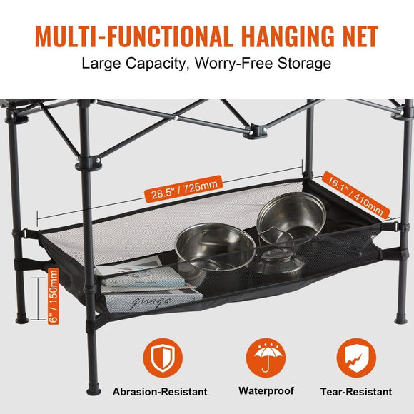 Portable Folding Camping Table with Storage Bag, Beach Picnic Travel, 24x16 inch - RnR Galore