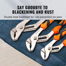 VEVOR Groove Joint Pliers Set Water Pump Pliers 3 - Piece 12 - RnR Galore