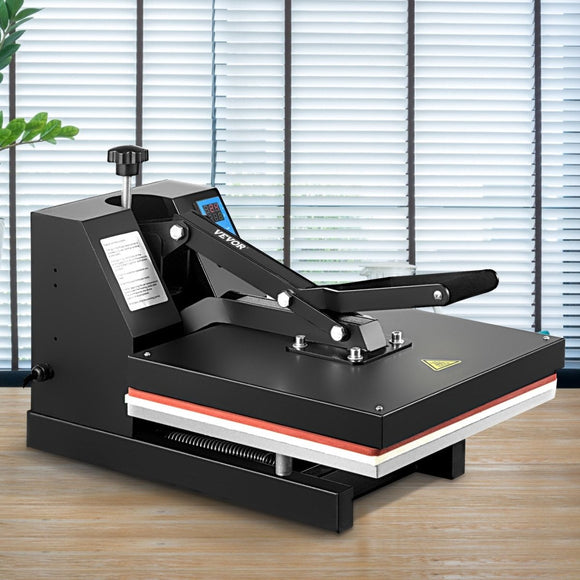 VEVOR Heat Press 15X15 Inch Heat Press Machine Industrial Quality Power T Shirt Heat Press Sublimation Machine Clamshell Heat Press Machine for T Shirts - RnR Galore