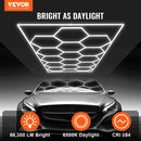 VEVOR Hexagon Garage Lights 66300LM 15 Grids Honeycomb LED Shop Ceiling Light - RnR Galore