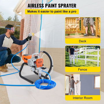 VEVOR High Pressure Airless Wall Paint Spray Gun Sprayer 600W Machine Spraying - RnR Galore