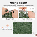 VEVOR Ivy Privacy Fence 59x98 in, Green Wall Screen with Mesh Backing, Faux Hedges Vine Decoration - RnR Galore