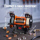 VEVOR Jewelry Polisher, Bench Grinder Polishing & Buffing Machine, 3590RPM Bench Lathe Polisher with 1 Wool Wheel & 1 Abrasive Fiber Wheel & 1 Grinding Wheel & 100pcs Tools - RnR Galore