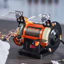 VEVOR Jewelry Polisher, Bench Grinder Polishing & Buffing Machine, 3590RPM Bench Lathe Polisher with 1 Wool Wheel & 1 Abrasive Fiber Wheel & 1 Grinding Wheel & 100pcs Tools - RnR Galore